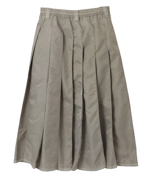 WIDE PLEATED FLARE SKIRT