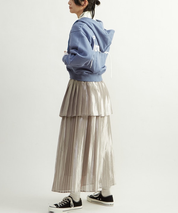 LAYERED PLEATS SKIRT 詳細画像 4
