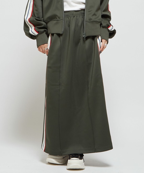 SIDE LINE TRACK SKIRT 詳細画像 オリーブ 1