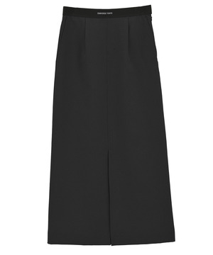 WAIST LOGO NARROW SKIRT