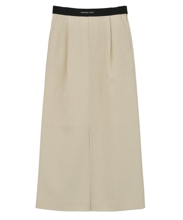 WAIST LOGO NARROW SKIRT 詳細画像 オフホワイト 1