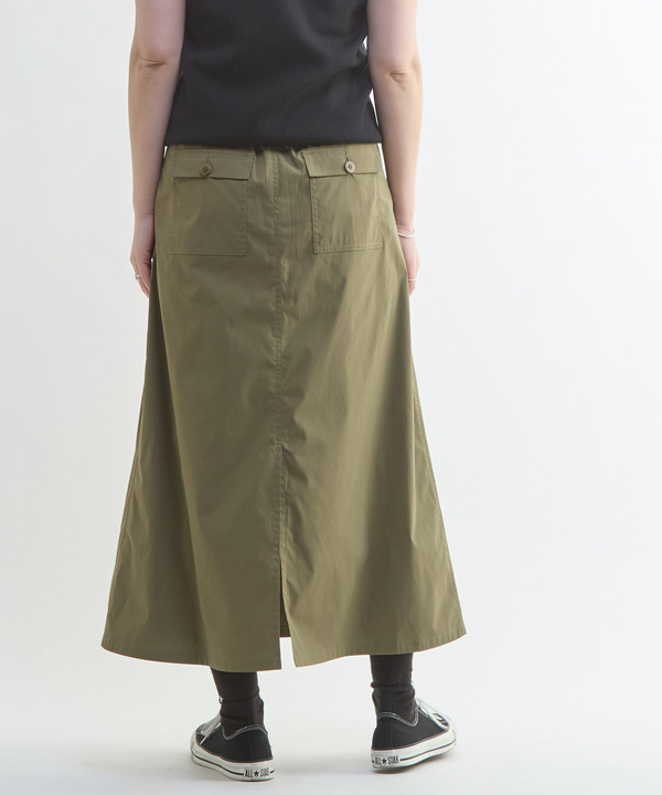 MILITARY TUCK FLARE SKIRT 詳細画像 3