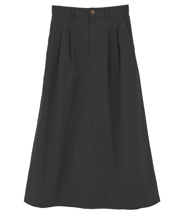 MILITARY TUCK FLARE SKIRT 詳細画像 ブラック 1