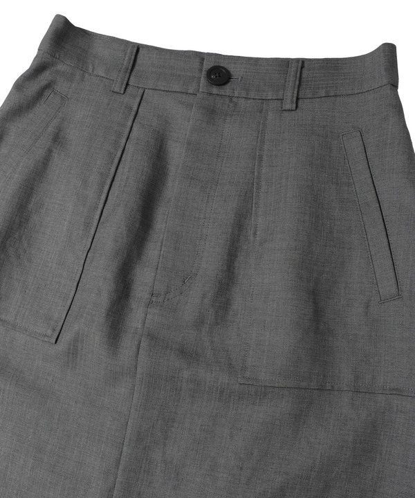 【HL】LINEN LIKE STRAIGHT SKIRT 詳細画像 11
