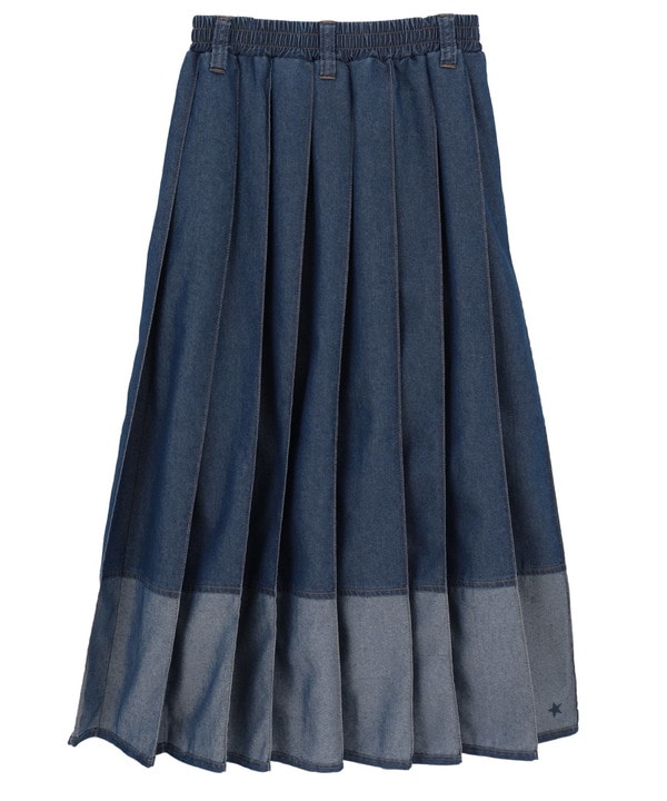LIGHT DENIM PLEATED SKIRT 詳細画像 23