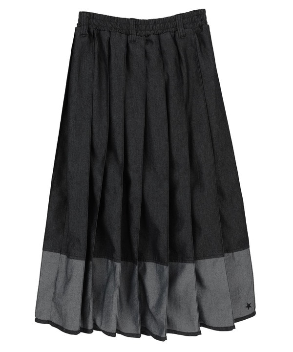 LIGHT DENIM PLEATED SKIRT 詳細画像 24