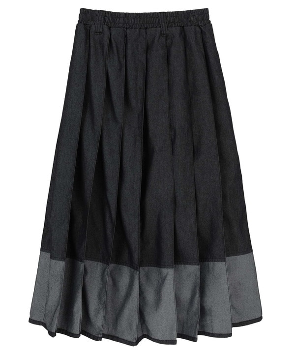 LIGHT DENIM PLEATED SKIRT 詳細画像 25