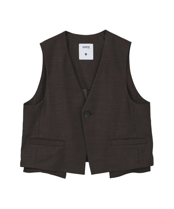 【HL】LINEN LIKE SHORT VEST 詳細画像 13