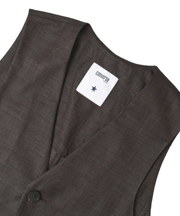 【HL】LINEN LIKE SHORT VEST 詳細画像 21