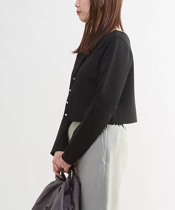 2WAY SHORT KNIT CARDIGAN 詳細画像 2