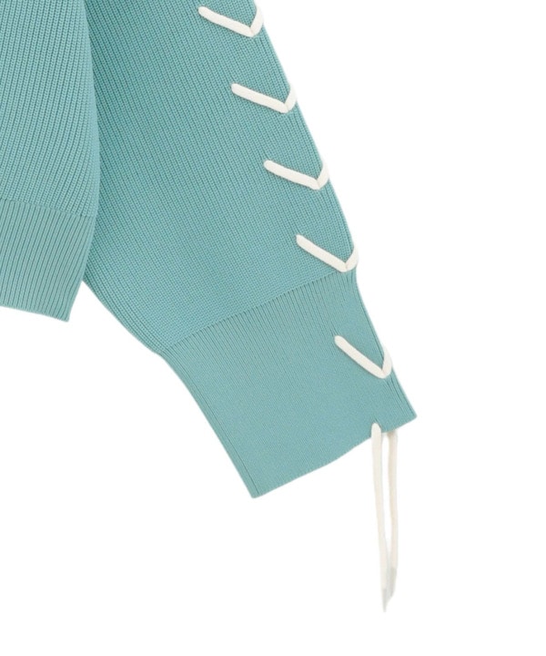 BLANKET STITCH KNIT SHORT CARDIGAN 詳細画像 15