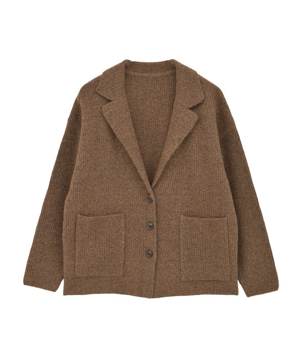 TAILORED KNIT SHORT CARDIGAN JACKET 詳細画像 15