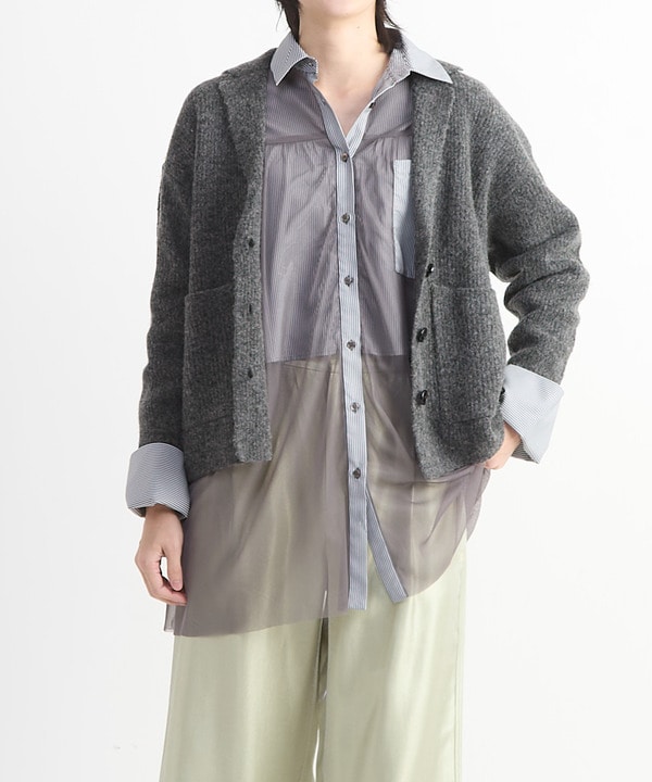 TAILORED KNIT SHORT CARDIGAN JACKET 詳細画像 9