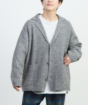 TAILORED KNIT CARDIGAN JACKET