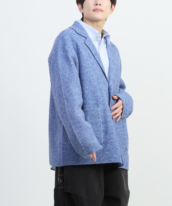 TAILORED KNIT CARDIGAN JACKET 詳細画像 5