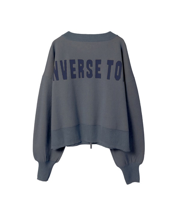 BACK LOGO SUMMER KNIT ZIP CARDIGAN 詳細画像 12