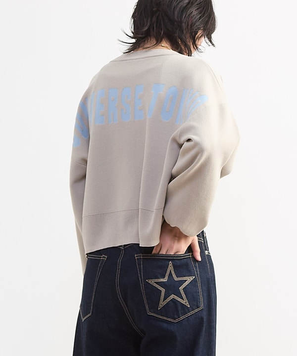 BACK LOGO SUMMER KNIT ZIP CARDIGAN 詳細画像 2