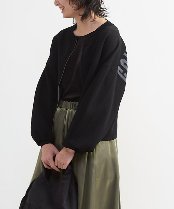 BACK LOGO SUMMER KNIT ZIP CARDIGAN 詳細画像 6