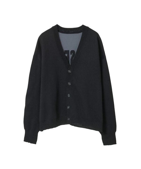 BACK LOGO SUMMER KNIT CARDIGAN 詳細画像 1