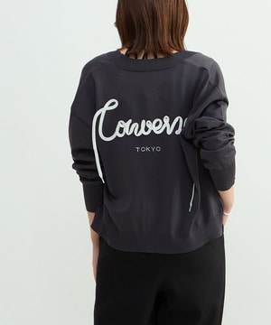 BACK SPINDLE LOGO CARDIGAN