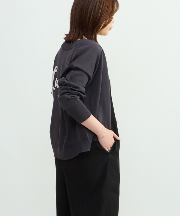 BACK SPINDLE LOGO CARDIGAN 詳細画像 4