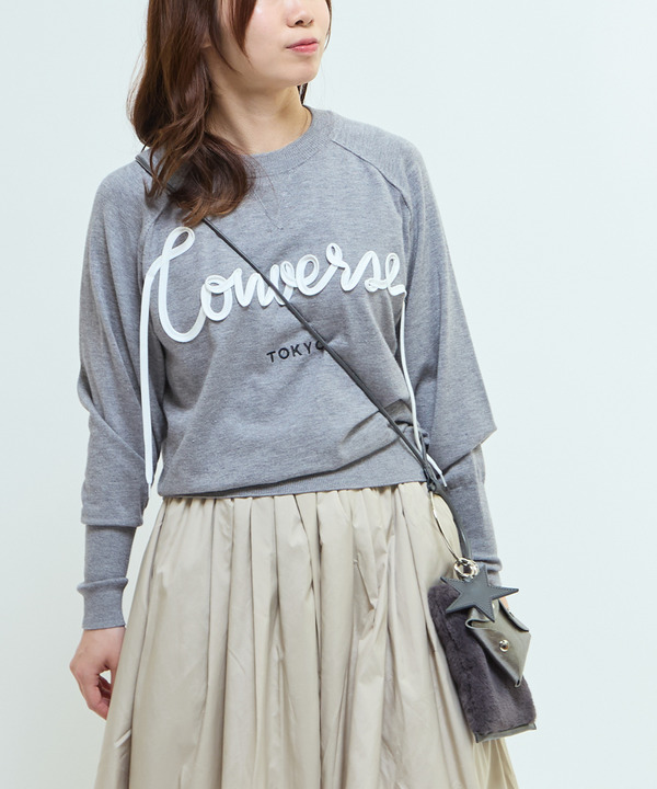 SPINDLE LOGO SHORT KNIT 詳細画像 グレー 1