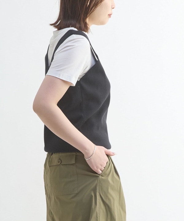 BACK OPEN KNIT TOP 詳細画像 8