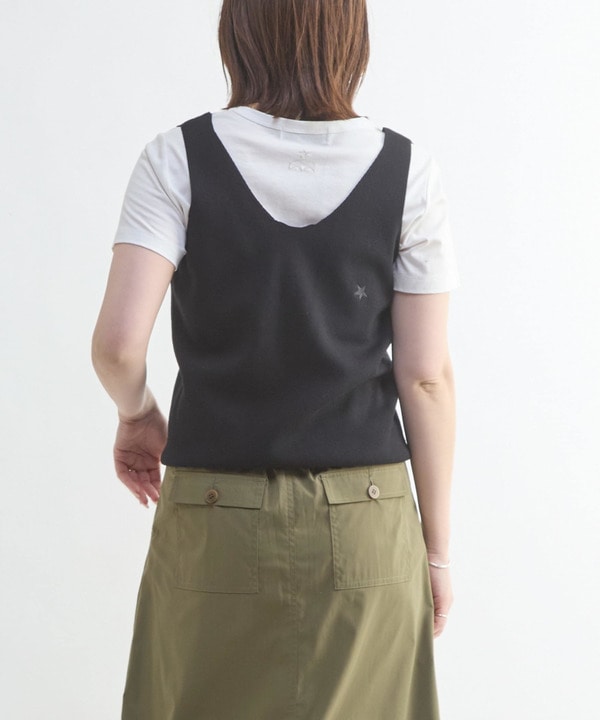 BACK OPEN KNIT TOP 詳細画像 9