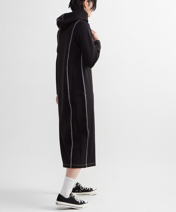 STITCH SWEAT HOODIE DRESS 詳細画像 3
