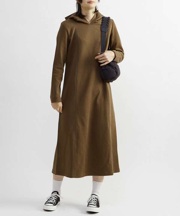 STITCH SWEAT HOODIE DRESS 詳細画像 4