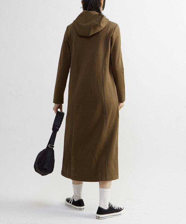 STITCH SWEAT HOODIE DRESS 詳細画像 5
