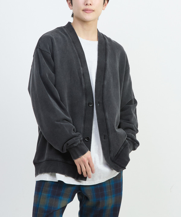 BACK STAR★ PATCH SWEAT CARDIGAN 詳細画像 1