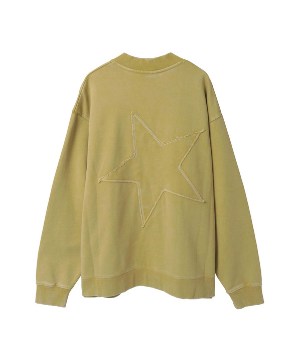 BACK STAR★ PATCH SWEAT CARDIGAN 詳細画像 7