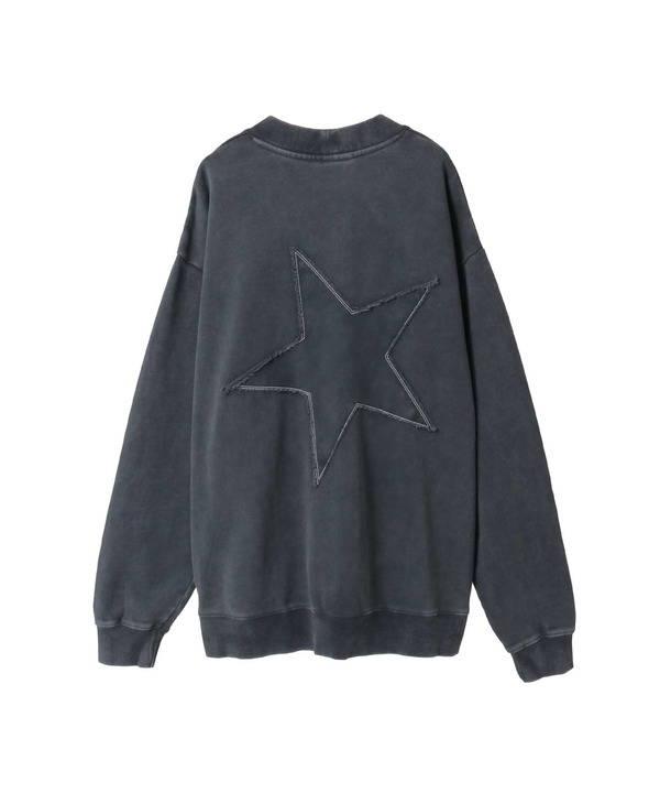 BACK STAR★ PATCH SWEAT CARDIGAN 詳細画像 9