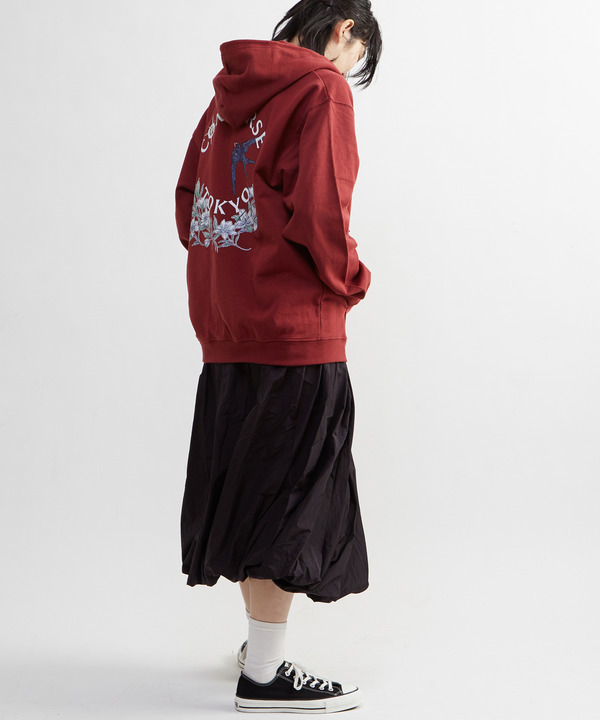 FLOWER LOGO ZIP HOODIE 詳細画像 3
