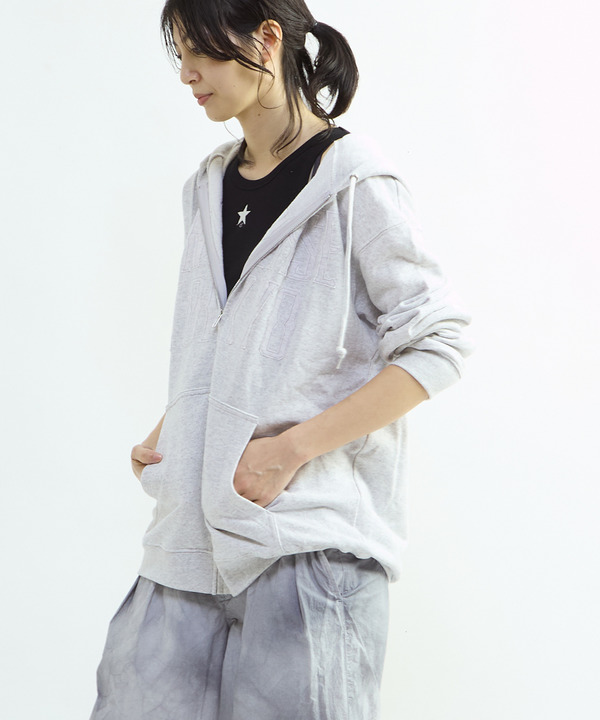 PATCHWORK LOGO ZIP HOODIE 詳細画像 1