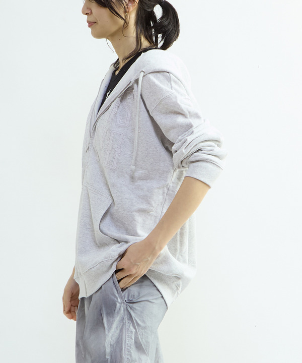 PATCHWORK LOGO ZIP HOODIE 詳細画像 2