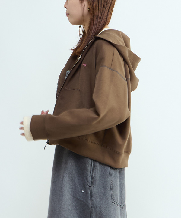 ONEPOINT STAR★ SHORT HOODIE 詳細画像 6