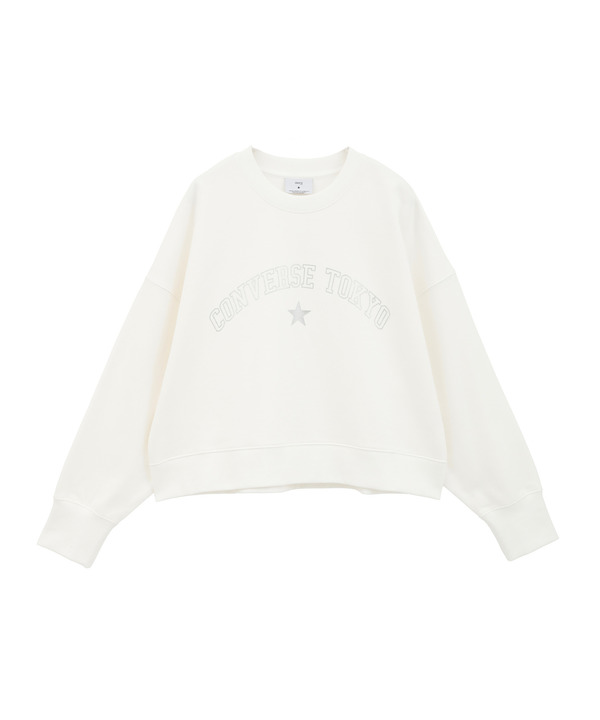 LOGO PRINT SHORT SWEAT 詳細画像 オフホワイト 1