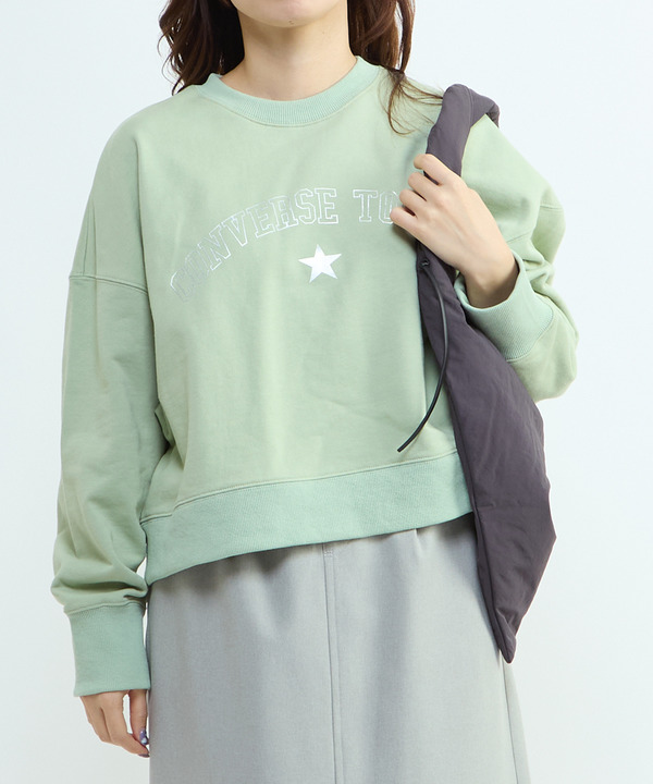 LOGO PRINT SHORT SWEAT 詳細画像 ミント 1