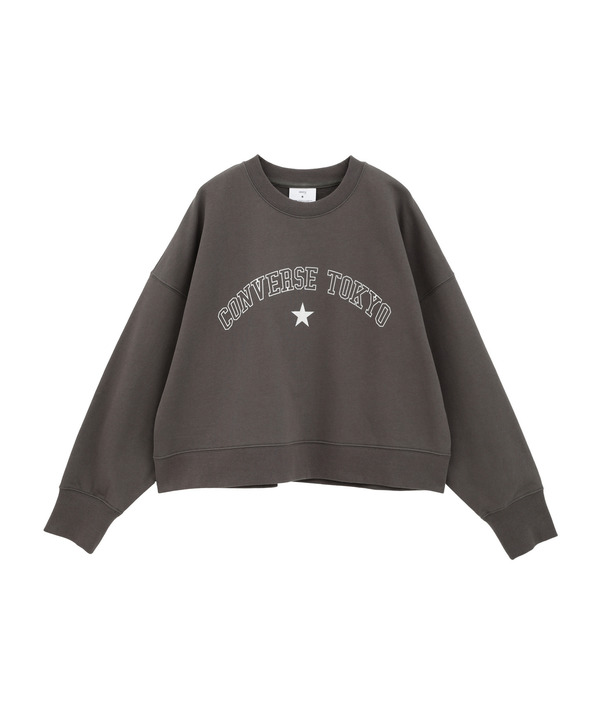 LOGO PRINT SHORT SWEAT 詳細画像 チャコールグレー 1