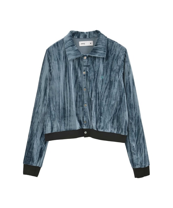 VELOR SHORT POLO CARDIGAN 詳細画像 4