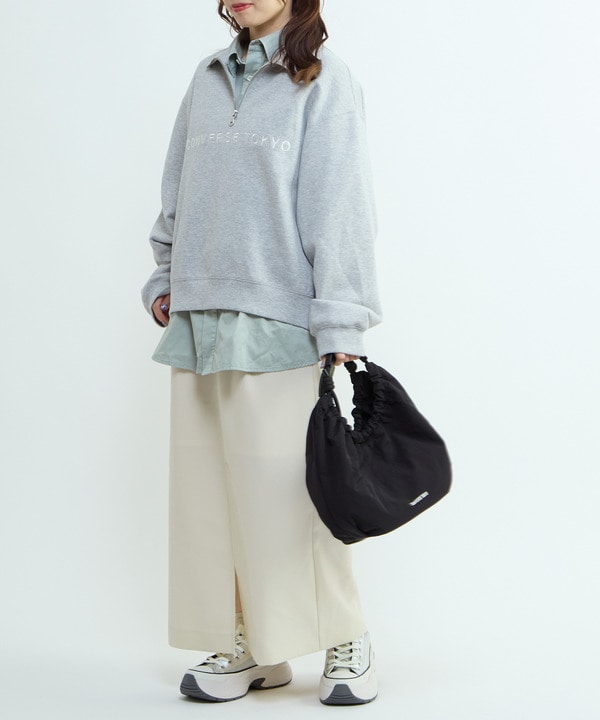 BACK STAR★ HALF-ZIP LOGO SWEAT 詳細画像 5