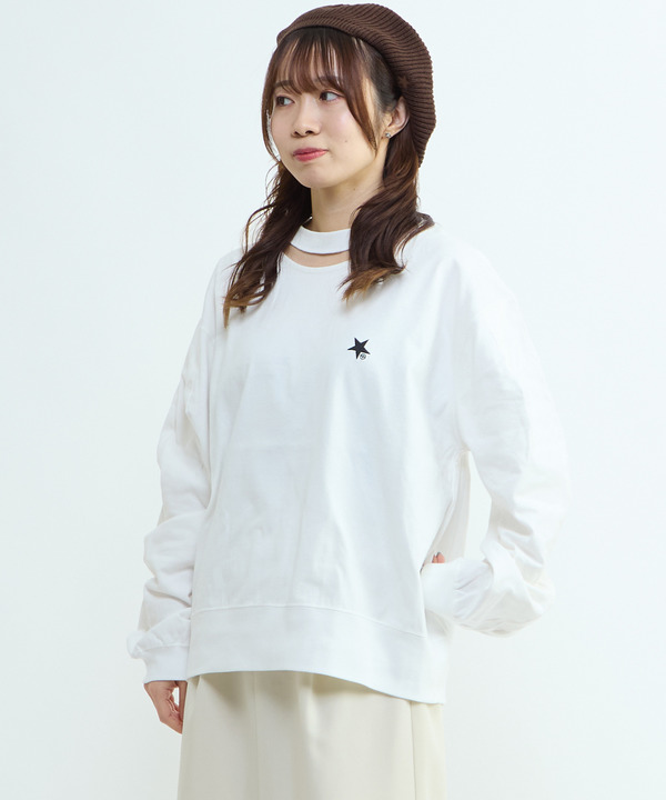 CUT-OUT NECK TOP 詳細画像 5