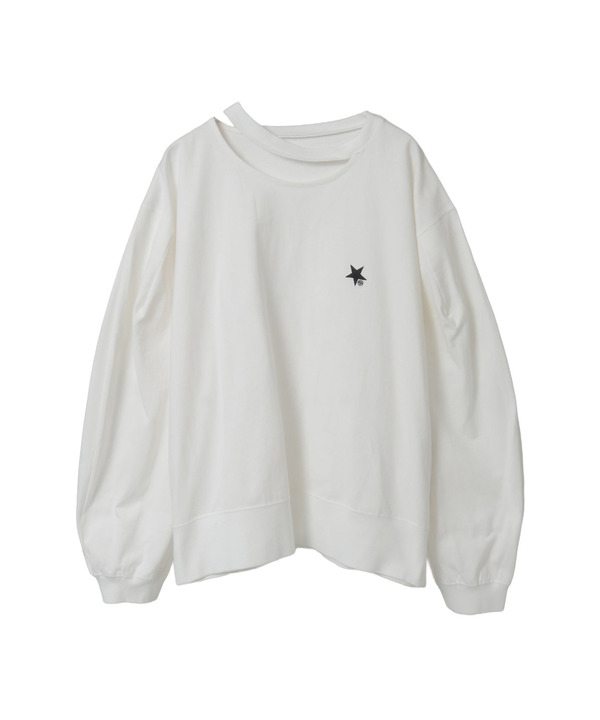 CUT-OUT NECK TOP 詳細画像 8