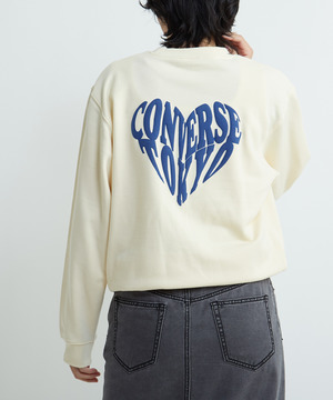 HEART LOGO BACKPRINT SWEAT