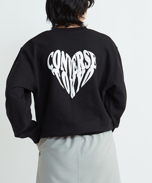 HEART LOGO BACKPRINT SWEAT