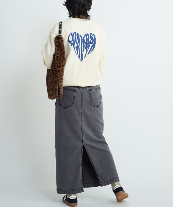 HEART LOGO BACKPRINT SWEAT 詳細画像 3