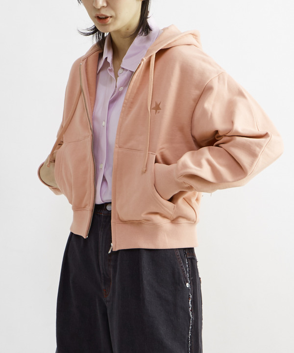 BACK SPINDLE LOGO ZIP HOODIE 詳細画像 1