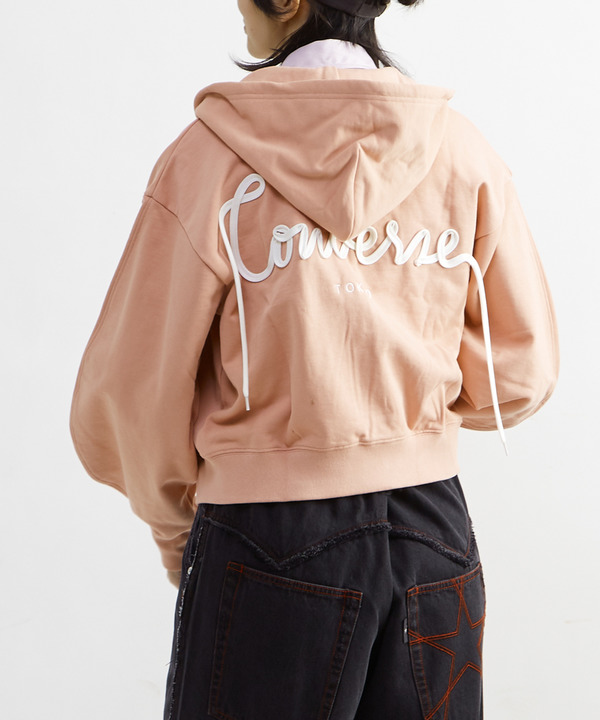 BACK SPINDLE LOGO ZIP HOODIE 詳細画像 2